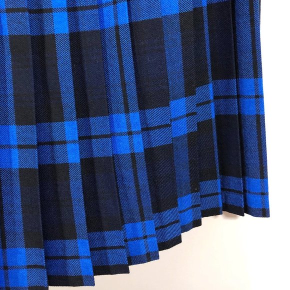 Vintage BROOKS BROTHERS Scotland 100% Wool Tartan Kilt Sz 12 (fits 4/6, s/m) - Picture 6 of 13